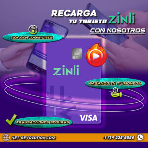 Recarga Zinli en Venezuela